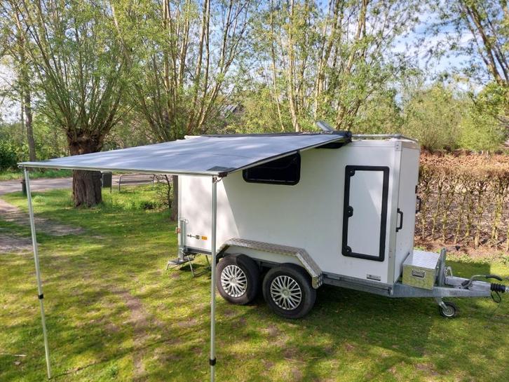 mini caravan, Caravans en Kamperen, Caravans, Particulier, 500 - 750 kg, Rondzit, Overige merken, Lengtebed, Omvormbare zithoek