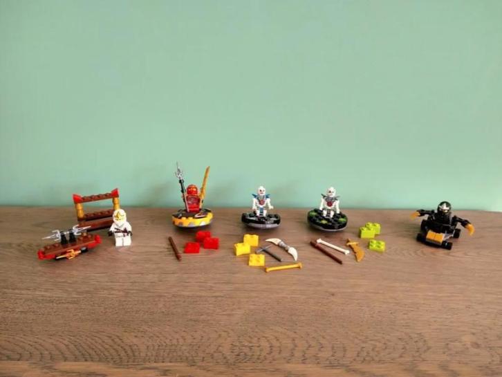 Lego Ninjago Kai Zane Cole ZX Spinners Chopov Krazi, Kinderen en Baby's, Speelgoed | Duplo en Lego, Zo goed als nieuw, Lego, Complete set
