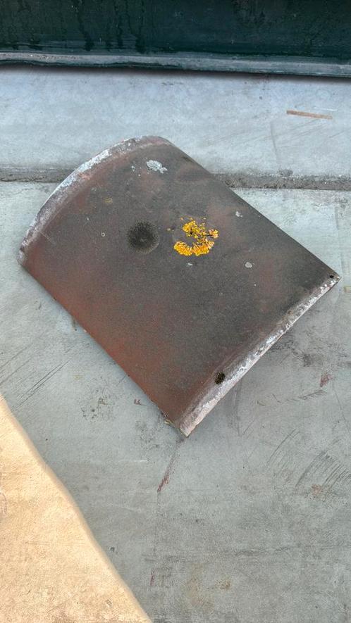 Retro boomse nokvorst halfrond bruin. Aantal 88st, Doe-het-zelf en Verbouw, Dakpannen en Dakbedekking, Zo goed als nieuw, Dakpannen