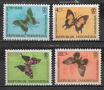 Indonesie 1963 6e Sociale Dag vlinder insect pfris, Verzenden, Postfris, Zuidoost-Azië