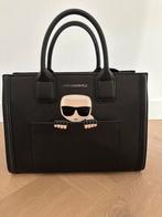 Karl Lagerfeld Zwarte Handtas, Ophalen of Verzenden, Zo goed als nieuw, Zwart, Handtas