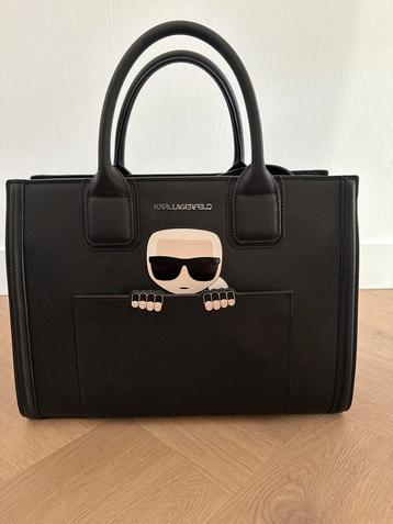 Karl Lagerfeld Zwarte Handtas beschikbaar voor biedingen