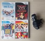 Nintendo Wii 4x Karaoke Spel oa We Sing X-factor, Sing It!, Ophalen of Verzenden