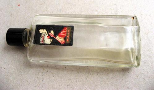 Vintage art deco parfumflesje Maja Myrurgia, Verzamelen, Parfumverzamelingen, Zo goed als nieuw, Miniatuur, Ophalen of Verzenden