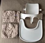 Stokke Tripp Trapp Babyset + Kussenset + Tafelblad, Ophalen, Zo goed als nieuw, Meegroeistoel, Afneembaar eetblad