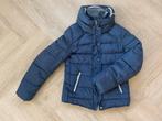Geisha Blauwe Gewatteerde Jas maat 140, Geisha, Zo goed als nieuw, Jas, Verzenden
