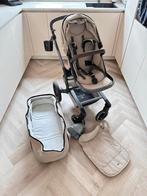 Joolz Day5 sandy taupe + regenhoes, adapter & beker houder, Combiwagen, Ophalen, Overige merken, Verstelbare duwstang