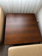 Vierkante Eiken Salontafel - 87x87x46cm, Gebruikt, Vierkant, 75 cm of meer, Hout