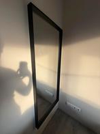 Strakke spiegel met zwarte rand, Huis en Inrichting, Woonaccessoires | Spiegels, Ophalen, Zo goed als nieuw, 150 tot 200 cm, Rechthoekig