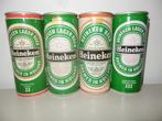 4 HEINEKEN Lager Beer Bier Blikjes uit ZWEDEN 40 jaar oud !!, Ophalen of Verzenden, Gebruikt, Overige typen, Heineken