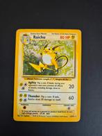 Raichu Base set pokemon holo, Ophalen of Verzenden, Zo goed als nieuw, Losse kaart
