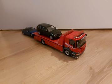 scania p320 auto transporter bergingsvoertuig 1:43 beschikbaar voor biedingen