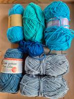 Haakkatoen pakket - groen blauw, Ophalen of Verzenden, Zo goed als nieuw, Breien of Haken, Wol of Garen