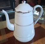 Oude Witte Emaille Koffiekan, Antiek en Kunst, Antiek | Emaille, Ophalen of Verzenden
