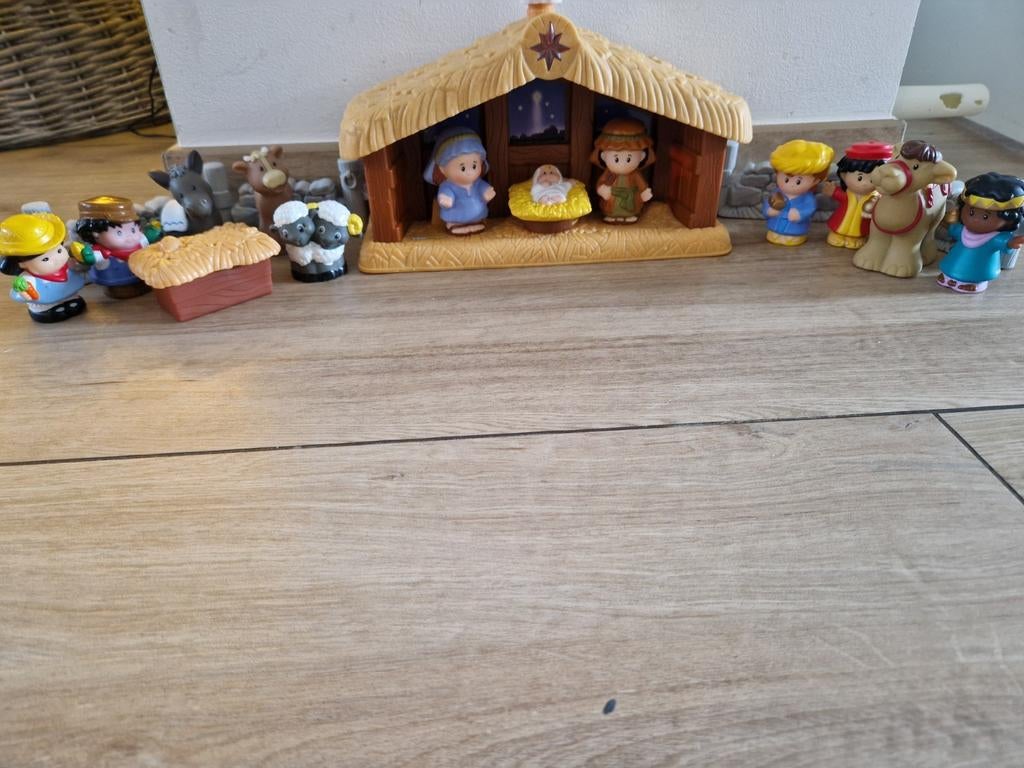 Kerststal fisher price, Kinderen en Baby's, Speelgoed | Fisher-Price, Ophalen of Verzenden, Zo goed als nieuw, Speelset