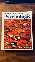 Marc Brysbaert - Fundamenten van de psychologie, Boeken, Marc Brysbaert, Ophalen of Verzenden, Zo goed als nieuw