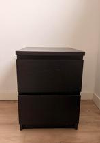 Zwart nachtkastje Ikea, Huis en Inrichting, Slaapkamer | Nachtkastjes, Ophalen, Zo goed als nieuw