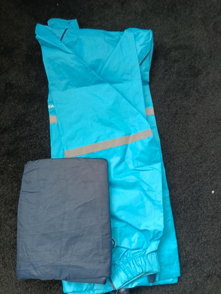 Regen pak blauw/lichtblauw, Kinderen en Baby's, Kinderkleding | Maat 116, Zo goed als nieuw, Jongen of Meisje, Ophalen of Verzenden