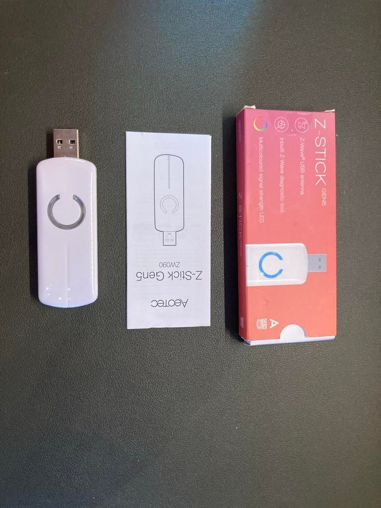 Aeotec Z-Stick Gen5, Computers en Software, USB Sticks, Ophalen of Verzenden, Zo goed als nieuw, Aeotec
