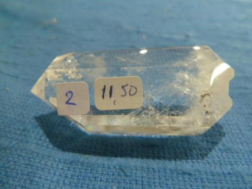 Bergkristal dubbele punt (02), Verzamelen, Mineralen en Fossielen, Mineraal, Ophalen of Verzenden
