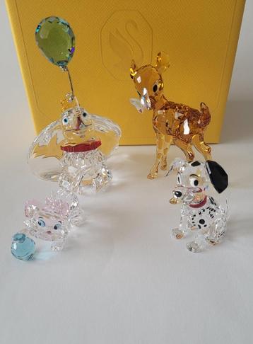 Swarovski Disney Classics Set Dumbo, Bambi, Lucky, Kat Marie beschikbaar voor biedingen