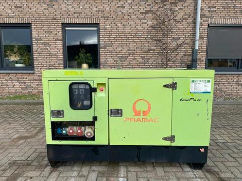 Pramac GSW22 Yanmar Mecc Alte Spa 22 kVA Silent generatorset, Zakelijke goederen, Machines en Bouw | Aggregaten, Ophalen of Verzenden