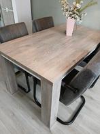 Eettafel en andere woonkamer meubels, Huis en Inrichting, Complete eetkamers, 4 tot 6 stoelen, Gebruikt, Ophalen of Verzenden