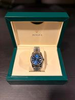 SUPERCLONE Datejust Blue Dial 41mm, Sieraden, Tassen en Uiterlijk, Horloges | Heren, Ophalen of Verzenden, Zo goed als nieuw, Staal