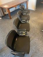 Borsani Tecno stoelen - set van 4 - Eetkamer/Vergadering, Ophalen, Gebruikt, Zwart, Vier