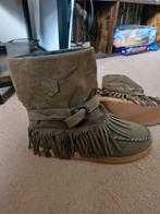 Groene winter Laarzen met Franjes - Maat 41, Lage of Enkellaarzen, Ophalen of Verzenden, Onbekend, Gedragen
