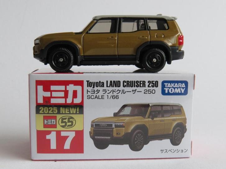 Tomica nr17 Toyota Land Cruiser 250 1/66 3inch tomy., Hobby en Vrije tijd, Modelauto's | Overige schalen, Nieuw, Auto, Ophalen of Verzenden