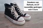 Zwart/witte sneakers van Refresh, maat 37, Meisje, Schoenen, Ophalen of Verzenden, Zo goed als nieuw