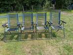 4x camping stoel decathlon quechua, Tuin en Terras, Tuinstoelen, Ophalen, Zo goed als nieuw, Aluminium
