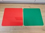 Lego Duplo grondplaat - groot - 2 stuks, Ophalen of Verzenden, Gebruikt, Duplo