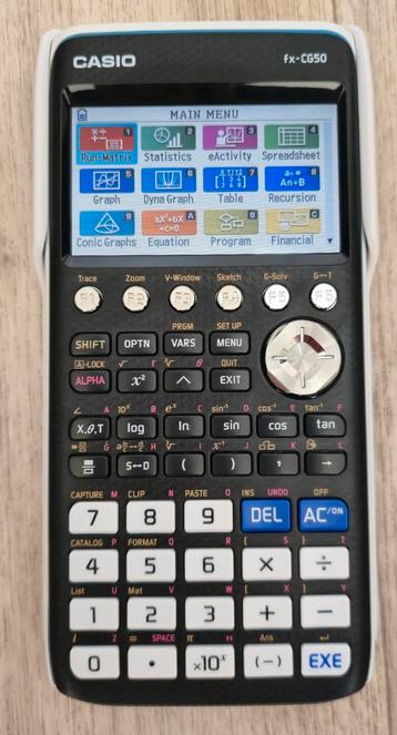 Casio fx- cg50 grafische rekenmachine  beschikbaar voor biedingen