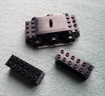 Lego trein 12 Volt locomotief motor, stoot stangen + gewicht beschikbaar voor biedingen