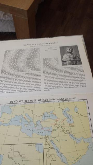 Bijbelse Landen Kaart/Beeld-Schoolatlas Bijbelse Gesch 1962  beschikbaar voor biedingen