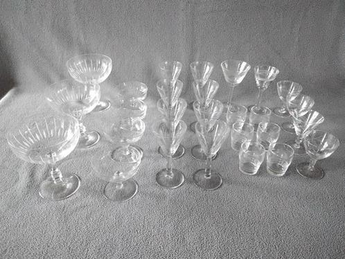 Antiek geslepen glaasjes, Antiek en Kunst, Antiek | Glas en Kristal, Ophalen of Verzenden