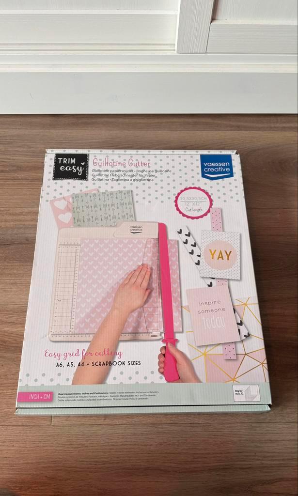 Vaessen Creative papiersnijder ZGAN, Hobby en Vrije tijd, Knutselen, Zo goed als nieuw, Gereedschap of Toebehoren, Ophalen of Verzenden