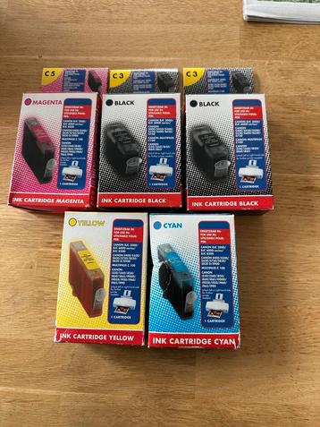 Canon Inktcartridges - Nieuw - Zwart, Geel, Cyaan, Magenta beschikbaar voor biedingen
