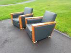 2x authentieke Art Deco stoelen, Antiek en Kunst, Antiek | Meubels | Stoelen en Banken, Ophalen