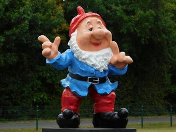 Eenmalig: Beeld Kabouter Blauw - 57 cm - Polystone beschikbaar voor biedingen