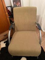 Vintage corduroy bekleedde fauteuil, Huis en Inrichting, Fauteuils, Ophalen of Verzenden, Zo goed als nieuw, Stof, 50 tot 75 cm