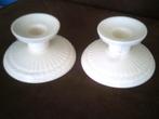 Wedgwood Edmee 2 kandelaars, Overige typen, Ophalen of Verzenden, Zo goed als nieuw, Wedgwood