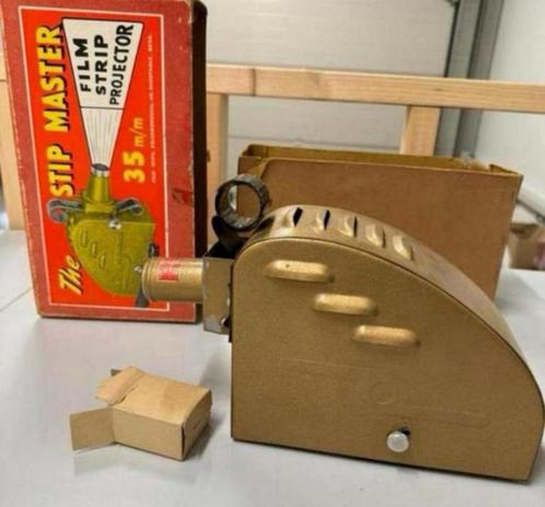 Vintage 1950 the stip master 35mm film strip projector 35 mm, Verzamelen, Fotografica en Filmapparatuur, Projector, 1940 tot 1960