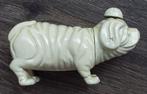 Vintage Metalen Gas Aansteker Bulldog Hond Dog Mopshond, Verzamelen, Nvt., Gebruikt, Ophalen of Verzenden, Aansteker