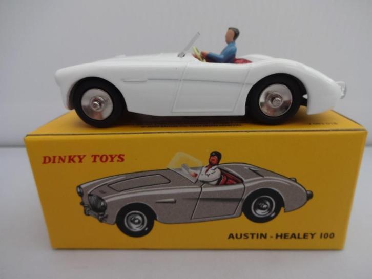 Austin Healey 100 wit nr: 546 van Dinky Toys schaal 1/43, Hobby en Vrije tijd, Modelauto's | 1:43, Nieuw, Auto, Dinky Toys, Ophalen of Verzenden
