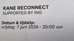 Kane Reconnect supported ing, Tickets en Kaartjes