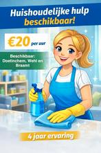 Huishoudelijke hulp aangeboden!, Vacatures, Vacatures | Schoonmaak en Facilitaire diensten