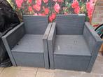Tuinsetje - 2 stoelen en bank, Tuin en Terras, Tuinsets en Loungesets, Kunststof, Gebruikt, Stoel, Tuinset
